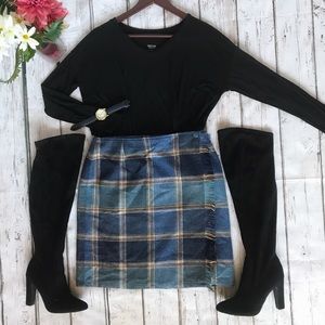 ✨NWTs Liz Claiborne high waisted plaid skirt! ✨